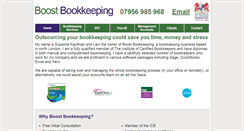 Desktop Screenshot of boostbookkeeping.com